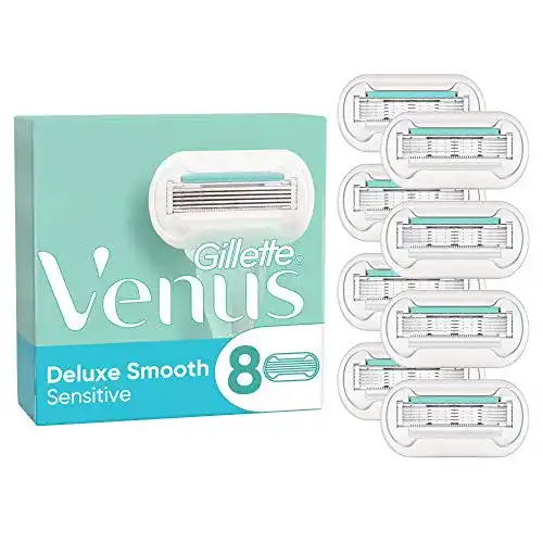 Rasierhobel für Damen mit Gillette Venus Deluxe Smooth Sensitive Klingen