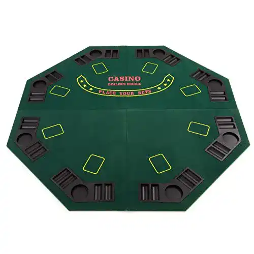 Faltbare Pokertischauflage von Nexos Trading für Casino-Spiele