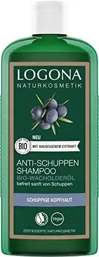 Logona Anti-Schuppen Shampoo für gesunde Kopfhaut mit Bio-Wacholderöl