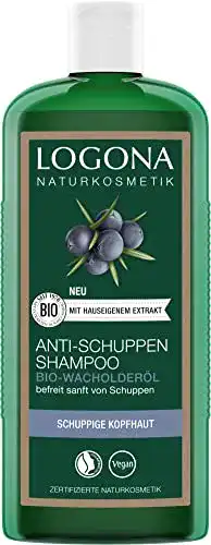 Logona Anti-Schuppen Shampoo für gesunde Kopfhaut mit Bio-Wacholderöl