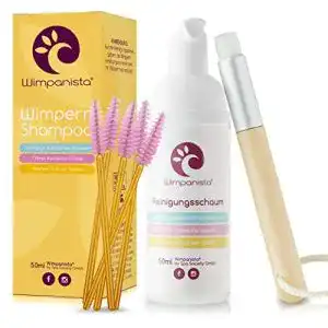 Wimpernshampoo Wimpanista für die Wimpernpflege mit Vanilleduft