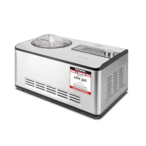 Eismaschine Caso Ice Creamer 2 in 1 Design mit 2 Litern Kapazität