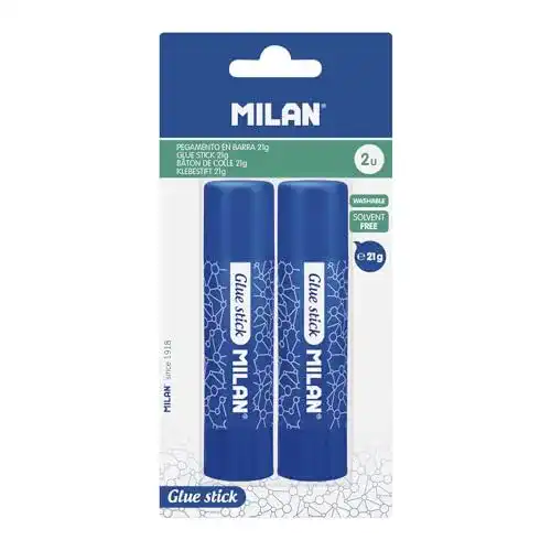 Klebestift Milan Blister 2 Klebestifte 21g