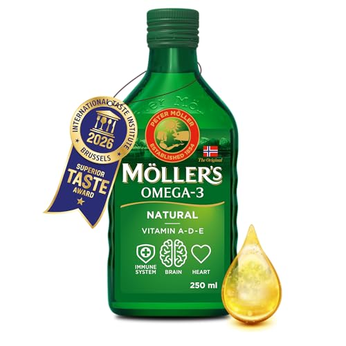 Lebertran Möller’s Omega 3 Nahrungsergänzung mit EPA und DHA