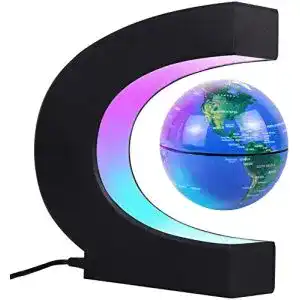 Schwebender Globus Jowhol mit LED-Licht und automatischer Drehung