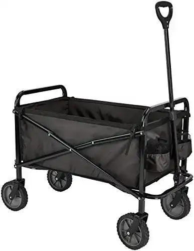 Angelwagen von Amazon Basics – Faltbarer Bollerwagen für den Außenbereich