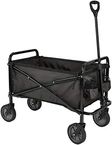 Angelwagen von Amazon Basics – Faltbarer Bollerwagen für den Außenbereich