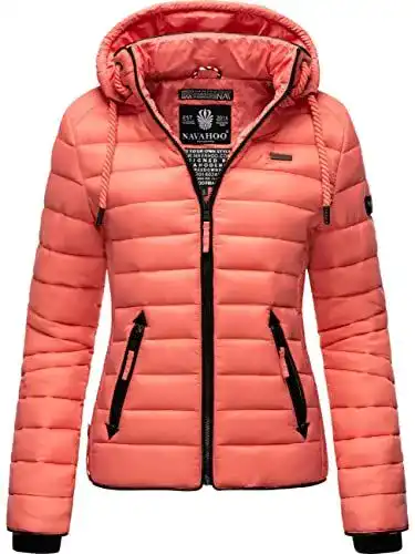 Steppjacke für Damen von Navahoo – leichte Übergangsjacke mit Kapuze