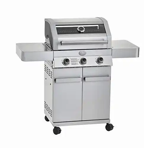 Rösle Gasgrill BBQ-Station Gourmet G3 aus Edelstahl