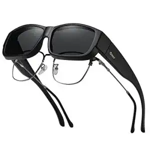 Duco Sonnenbrille für Unisex mit polarisierten Linsen und Überziehfunktion