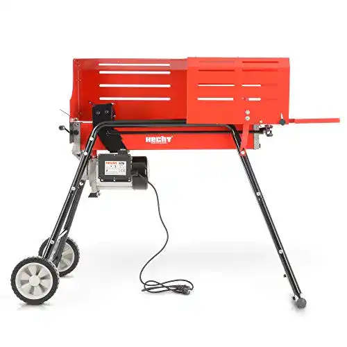 Holzspalter 230V Hecht mit Fahrgestell und 7 Tonnen Spaltdruck