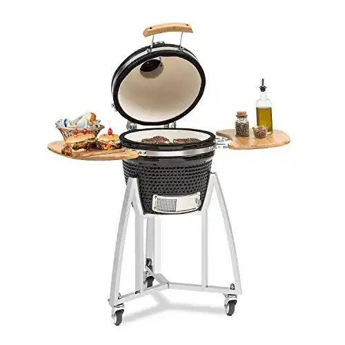 Keramikgrill Klarstein Queensize Kamado-Grill für Grill- und Kochanwendungen