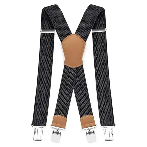 Hosenträger Pejoye für Herren in X-Form mit Metall Clips