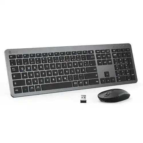 Kabellose iClever GK08 Funktastatur und Maus – 2.4G Ultraslim