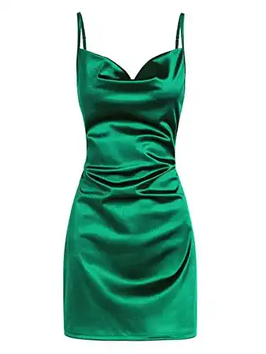 Satin Kleid für Damen von ZAFUL mit Spaghettiträgern