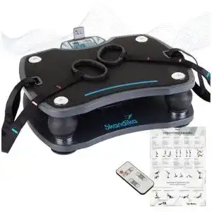 Skandika Vibrationsplatte 500 3D Vibration mit Trainingsbändern und Fernbedienung