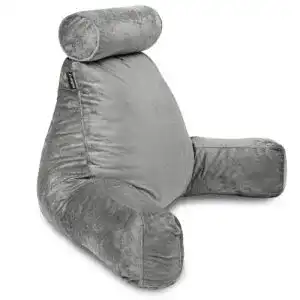 Lesekissen Milliard XL für Bett und Sofa mit Nackenrolle und Memory Foam
