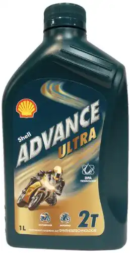 Vollsynthetisches 2-Takt-Öl Shell Motoröl Advance Ultra 2, 1 Liter