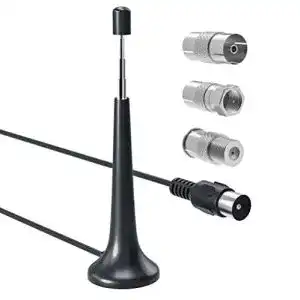 Ancable FM UKW Radio Antenne mit Koaxialstecker und Magnetfuß