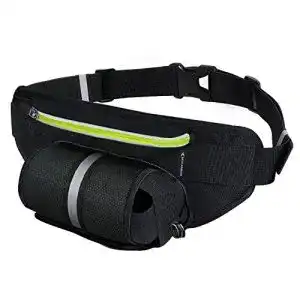 Trinkgürtel MYCARBON Bauchtasche für Trinkflasche und Wertsachen
