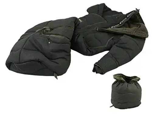 Ansitzsack Carinthia mit Ansitzjacke und Fussteil aus Webpelz XL