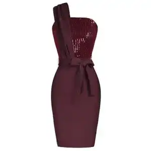 Abendkleid kurz Grace Karin mit Pailletten und Bodycon-Silhouette