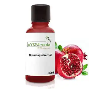 Granatapfelkernöl aYOUrveda Premium 50ml – Hochwertiges Pflegeöl