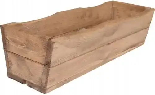 Blumenkasten aus Holz in Eiche-Optik für Garten und Balkon