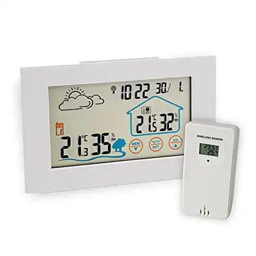 Fensterthermometer Fackelmann 16403 digitale Wetterstation