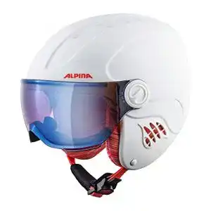 Skihelm Kinder Alpina Carat Le Visor Q-Lite mit Visier und Belüftung