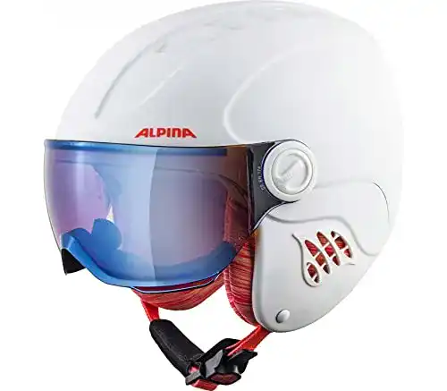 Skihelm Kinder Alpina Carat Le Visor Q-Lite mit Visier und Belüftung