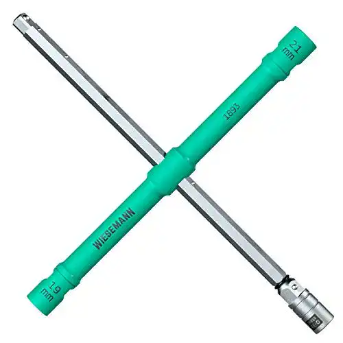 Radkreuz von Wiesemann 1893 – 4-in-1 Werkzeug für Reifenwechsel