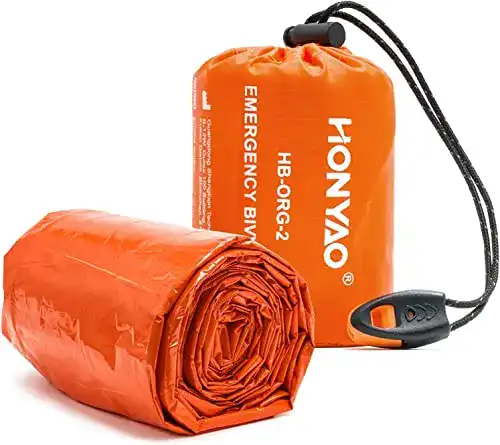 Notfall Schlafsack Honyao Biwak Sack für Survival und Outdoor
