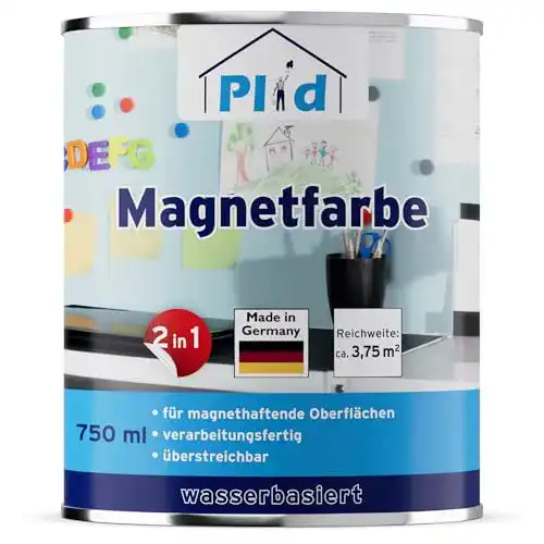 Magnetfarbe plid Extra Stark Anthrazitgrau überstreichbar