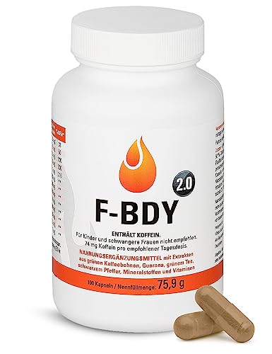 Guarana-Kapseln Vihado F-BDY 2.0 für normalen Stoffwechsel