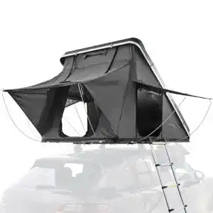Dachzelt Prime Tech Delta in Schwarz/Grau für Autos