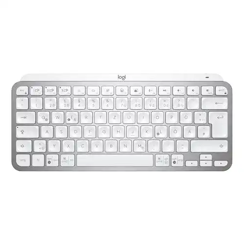 Logitech MX Keys Mini Kabellose Mini-Tastatur mit Hintergrundbeleuchtung