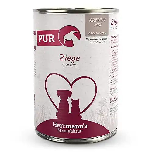 Herrmanns Hundefutter Kreativ-Mix Ziege Reinfleisch 400g