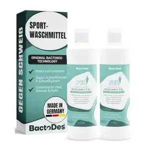 Sportwaschmittel Bactodes bWash 2x 1L für Sportbekleidung