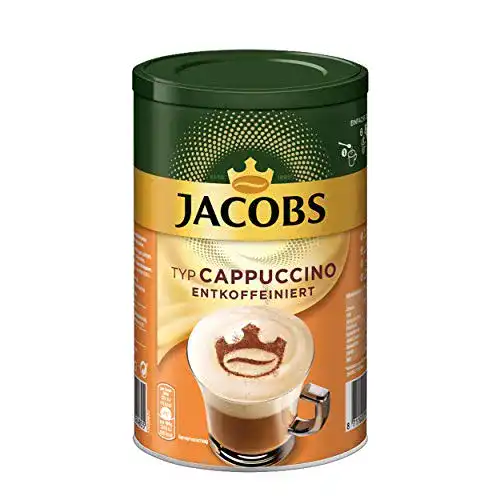 Entkoffeinierter Jacobs Cappuccino – Löslicher Kaffee