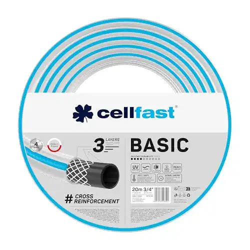 Gartenschlauch 3/4 Zoll Cellfast 3-lagig – 20 Meter flexibel und robust