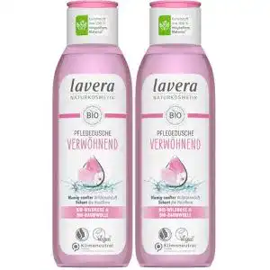 Lavera Duschgel Pflegedusche Bio-Wildrose und Bio-Baumwolle