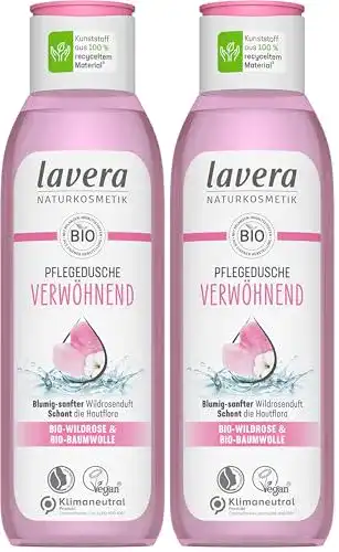 Lavera Duschgel Pflegedusche Bio-Wildrose und Bio-Baumwolle