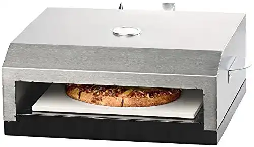 Pizzaofen für Gasgrill von Rosenstein & Söhne mit Steinplatte