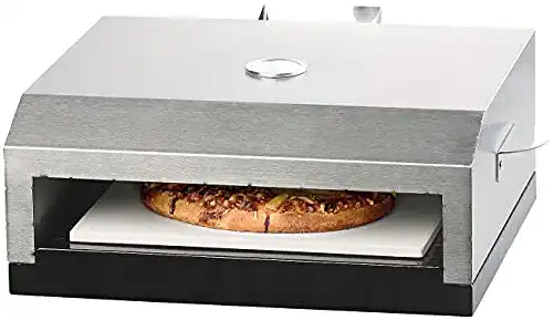 Pizzaofen für Gasgrill von Rosenstein & Söhne mit Steinplatte