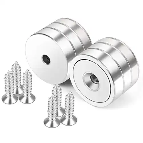 Neodym-Magnet Neosmuk mit Loch, 50kg Tragkraft, runde Scheibenmagnete