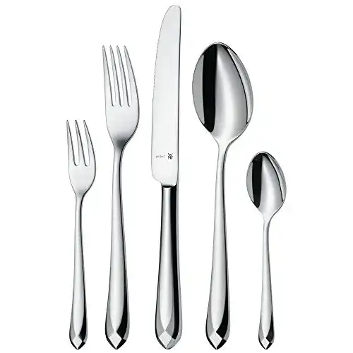 WMF Jette Edelstahl Besteck Set für 6 Personen, 30 Teile