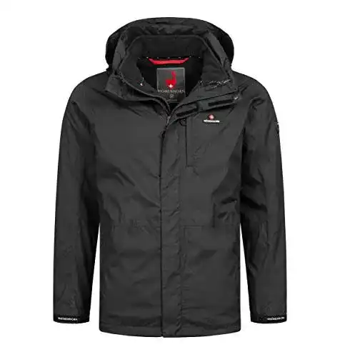 3-in-1 Jacke Herren Höhenhorn Arcalod Pro Schwarz Größe S