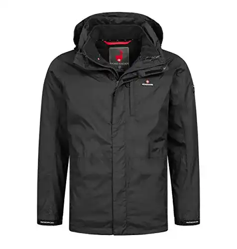 3-in-1 Jacke Herren Höhenhorn Arcalod Pro Schwarz Größe S