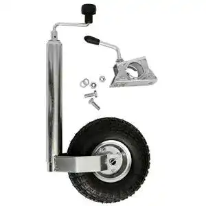 Stützrad für Anhänger bis 150 kg mit luftbereiftem Rad 260x85mm